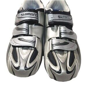 Shimano Men’s Road Bike Cycling Shoes Gray Silver EU 47 / US 11.8 3-Bolt Cleat